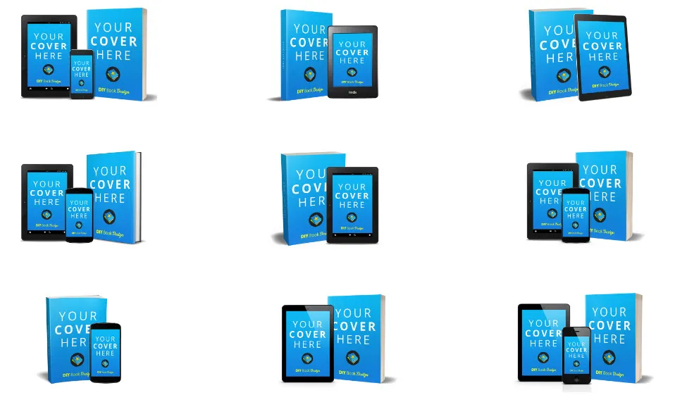 Example of free online book mockups